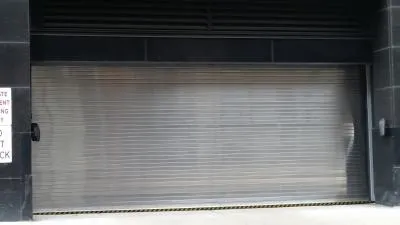 New door system in warehouse