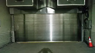 New door system inside warehouse