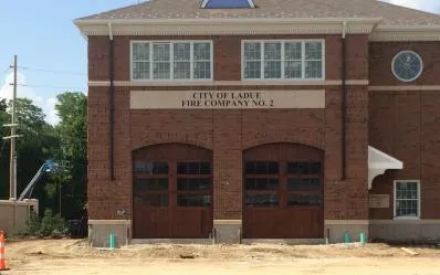 New door system outside building