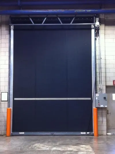 New security door system outside building