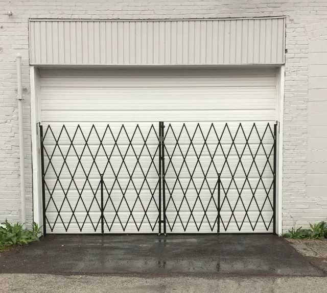 New garage door system in house
